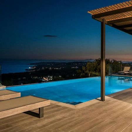 Color Villas-New Villa Green At Trapezaki With Private Pool Mousata Dış mekan fotoğraf