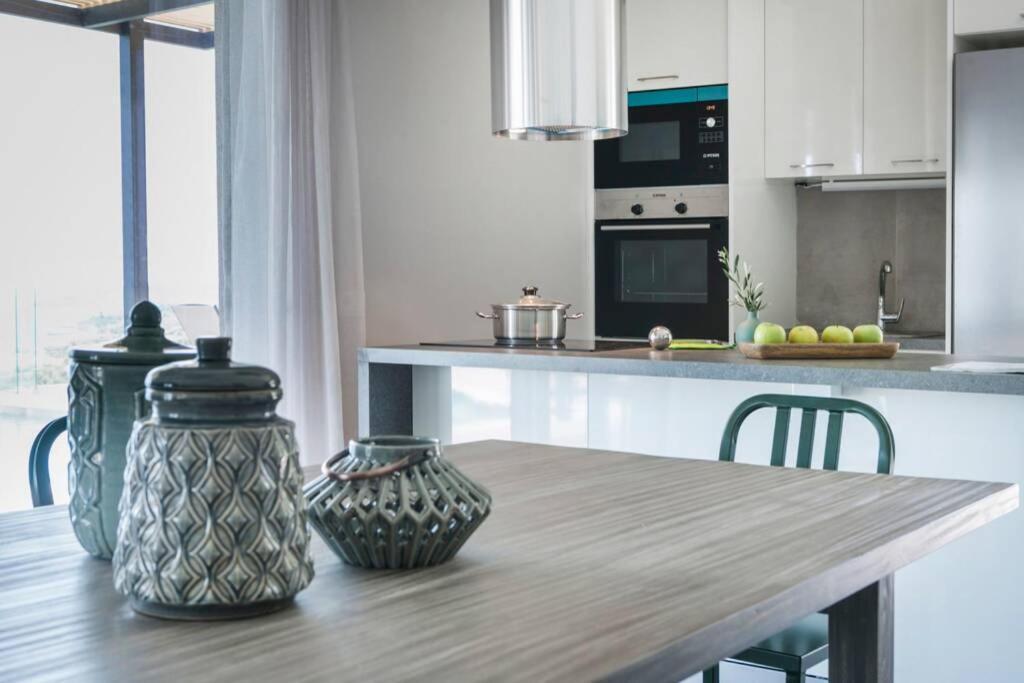 Color Villas-New Villa Green At Trapezaki With Private Pool Mousata Dış mekan fotoğraf